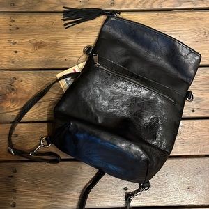 Leather Patricia Nash back pack/ purse